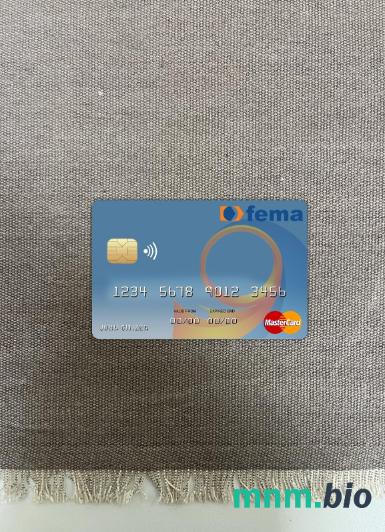 Benin Fema bank wygląd zdjęcia mastercard skan PSD + zdjęcie